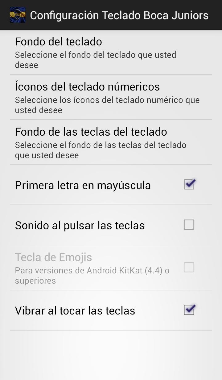 Boca Juniors Teclado