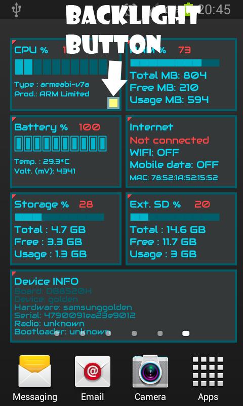 Device Info Live Wallpaper