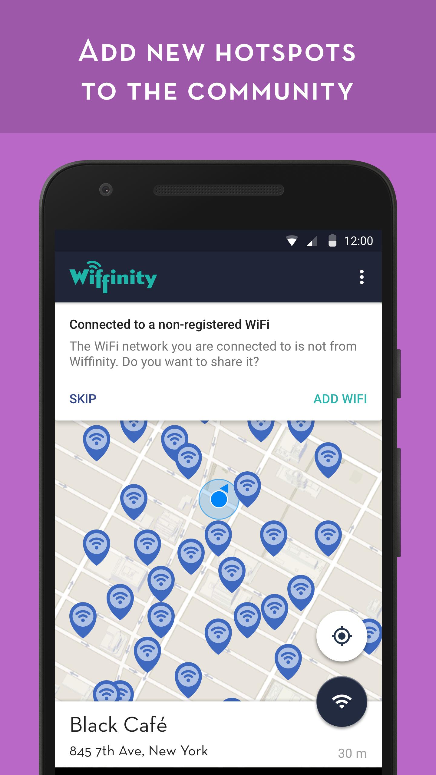 WIFFINITY-WIFI ACCESS PASSWORD