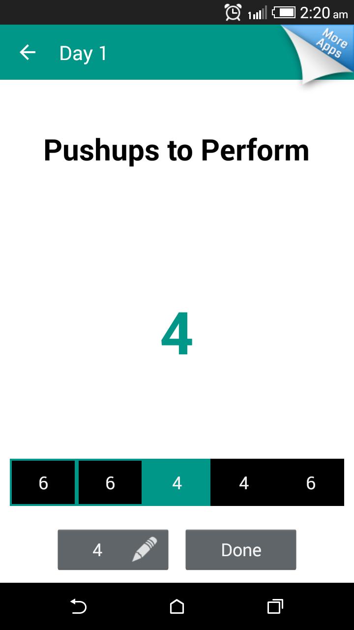 30 Day Pushup Challenge