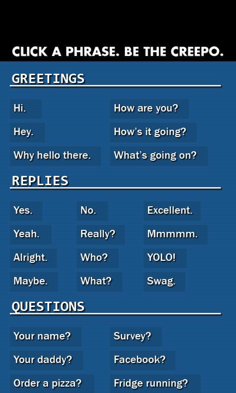 Internet Creepo Soundboard