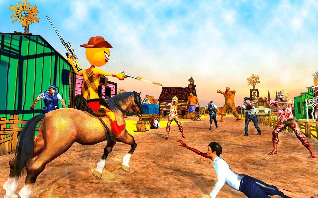 Stickman Hero Zombies Shooting