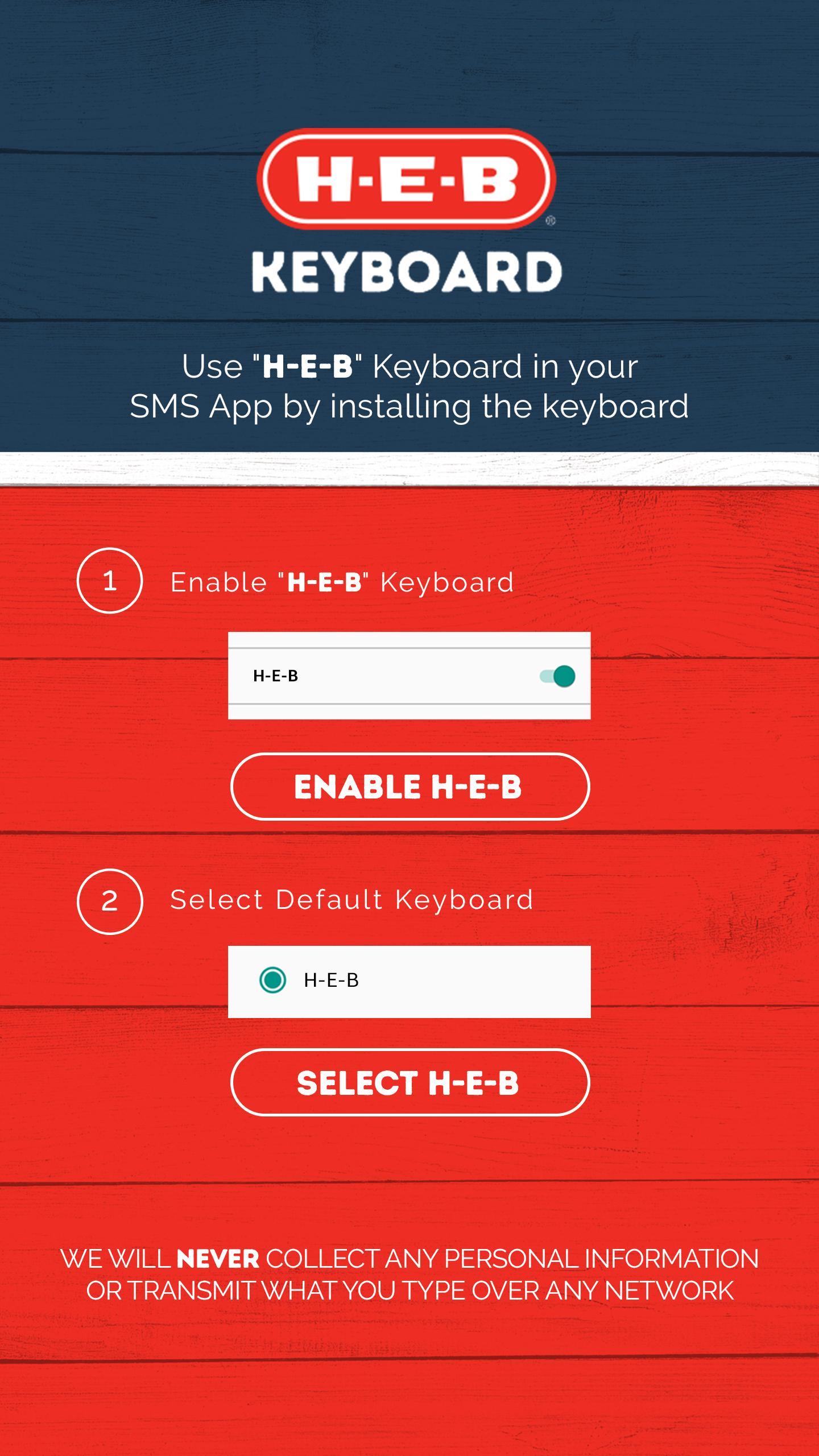 H-E-B Keyboard