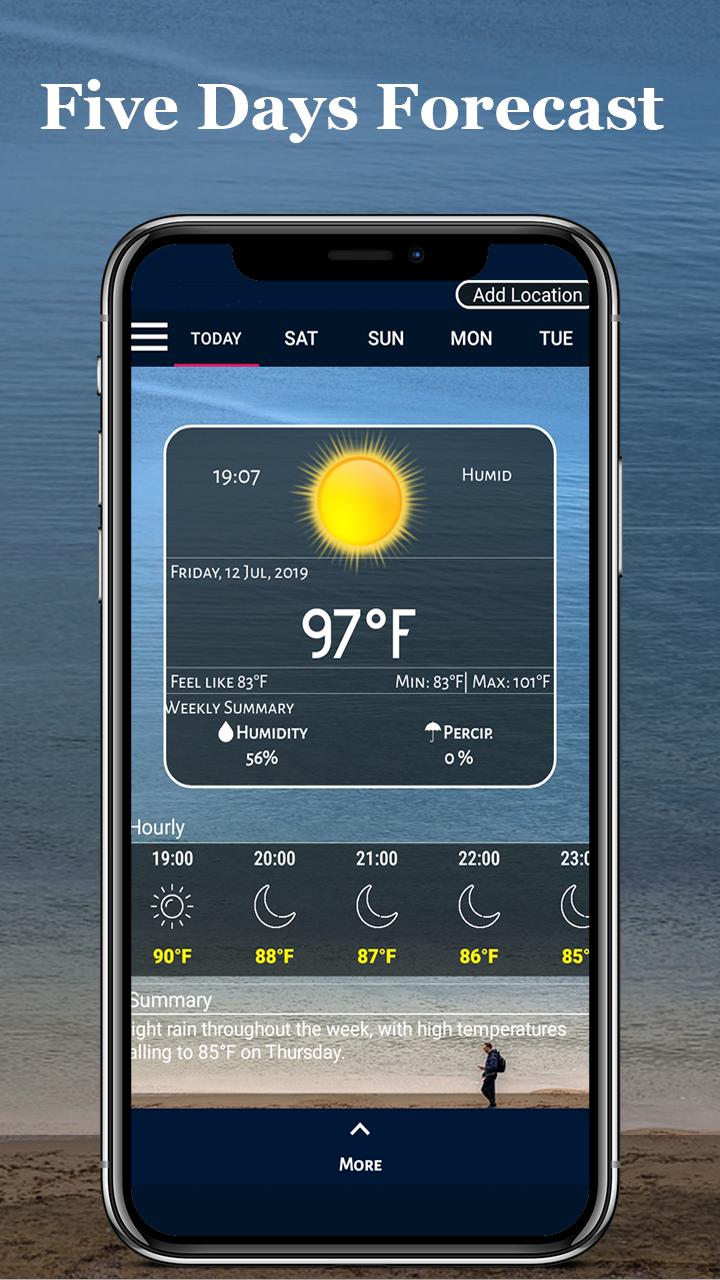 Live Weather Alerts & Forecast: Free Weather