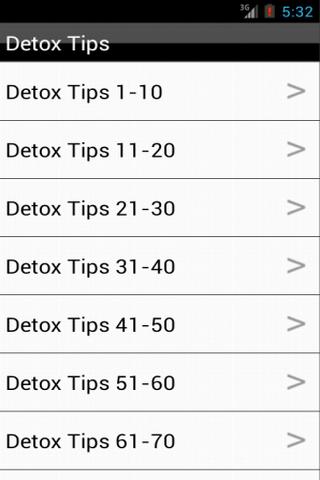 Detox Tips for Detoxification