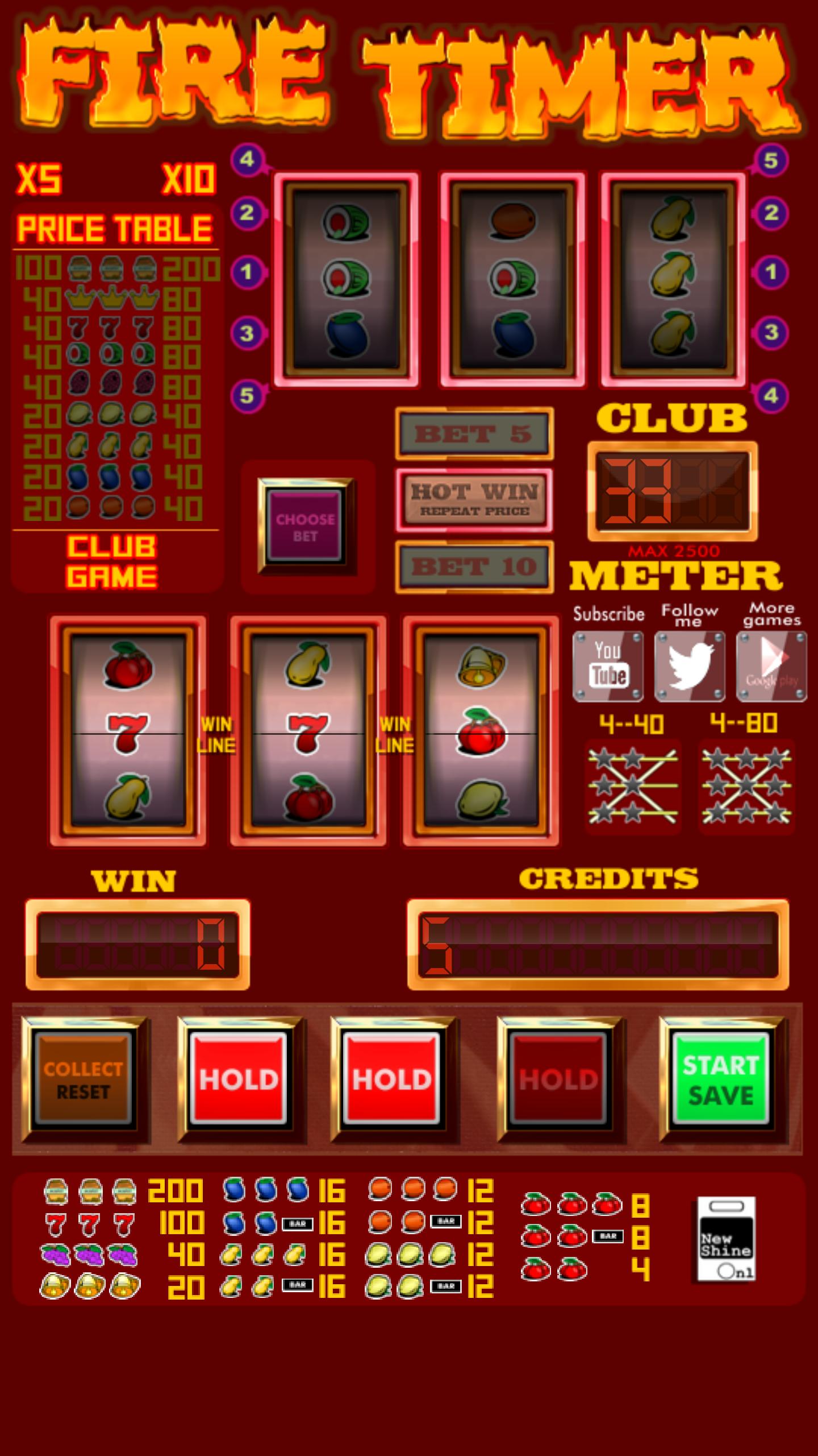 slot machine fire timer