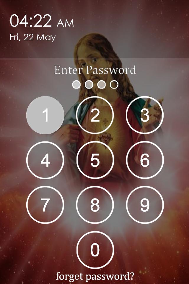 Jesus Christ Lock Screen