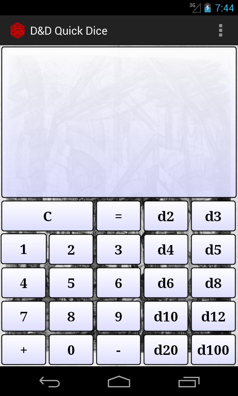 D&D Quick Dice