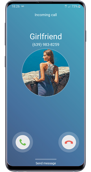 Fake call girlfriend prank