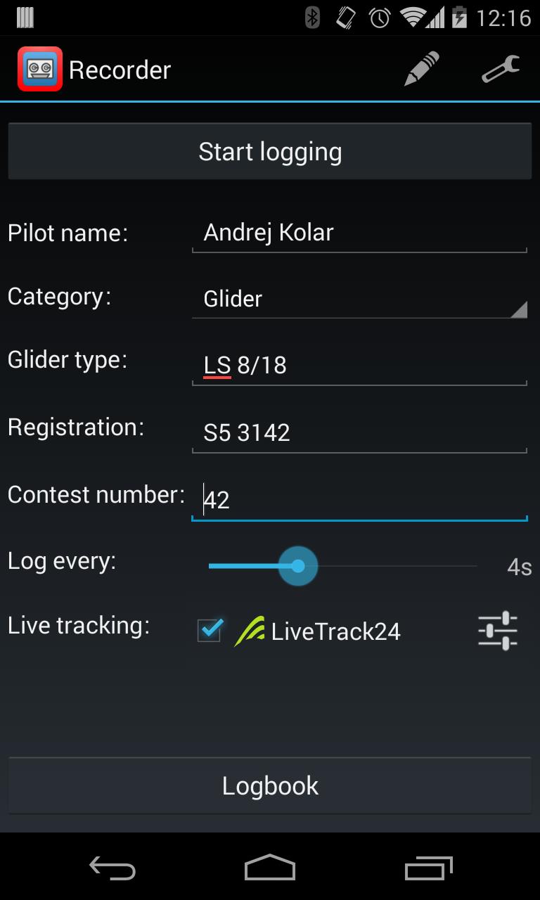 SeeYou IGC Flight Recorder