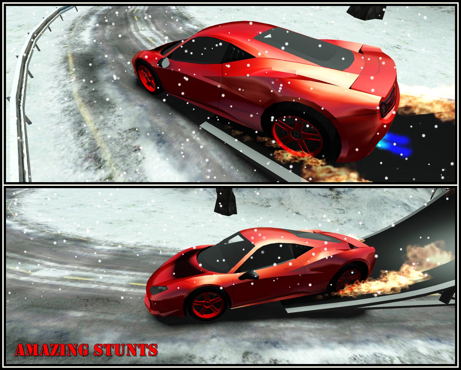 Snow Car Driving Stunts Sim 3D