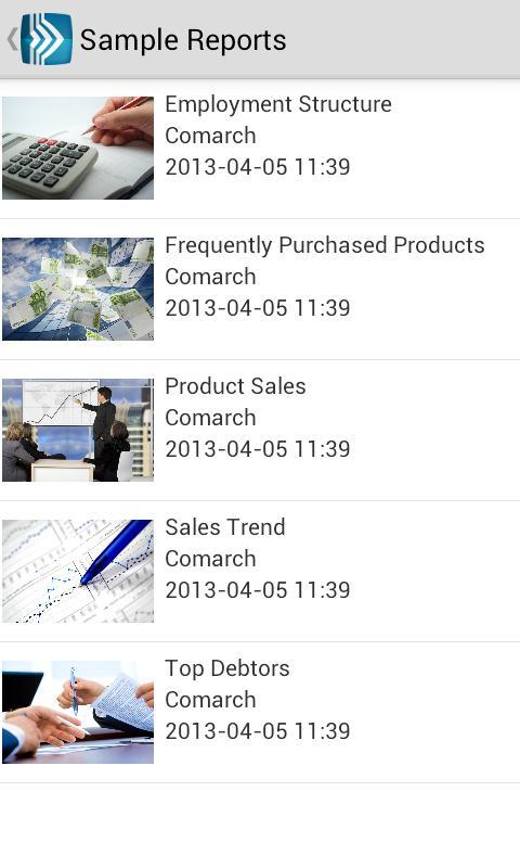 Comarch ERP Mobile BI