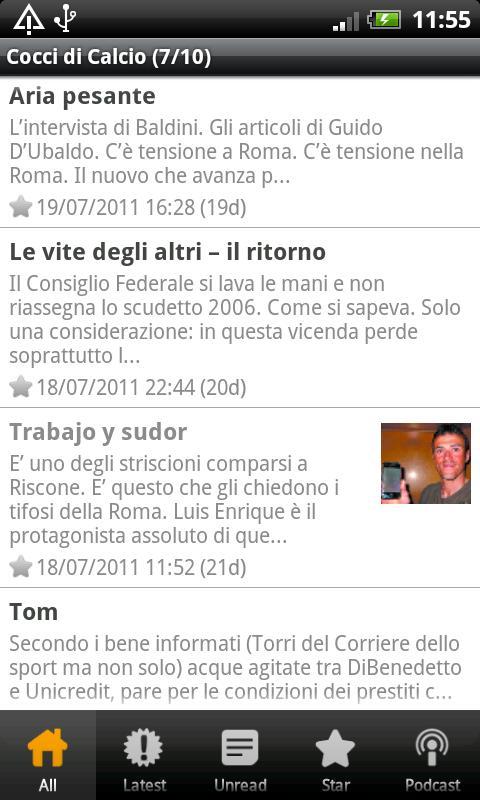 Cocci di Calcio (e di Roma)