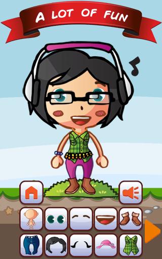 Dress up girls -A fashion game