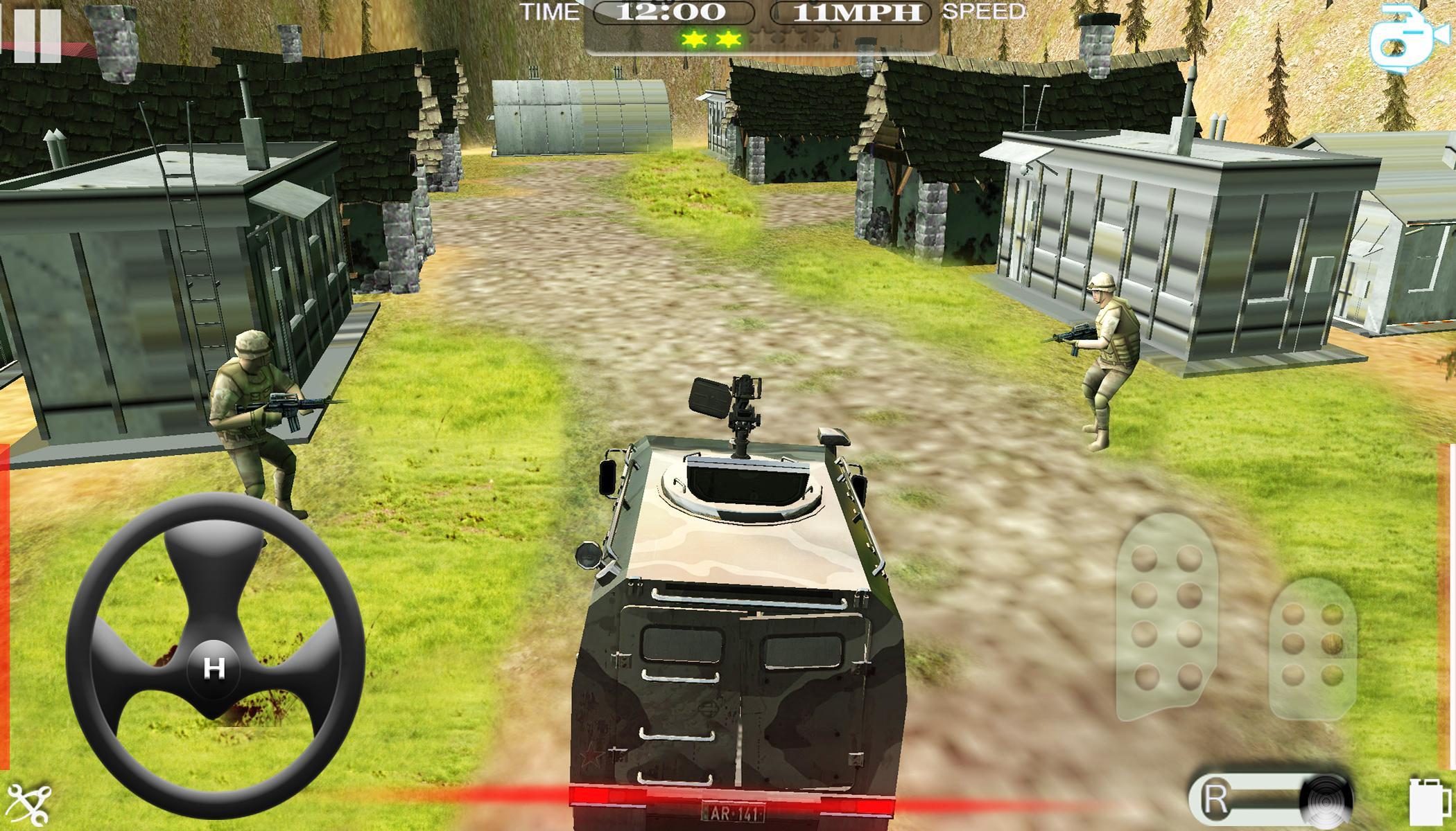 Army Truck Off-road Hill Climb