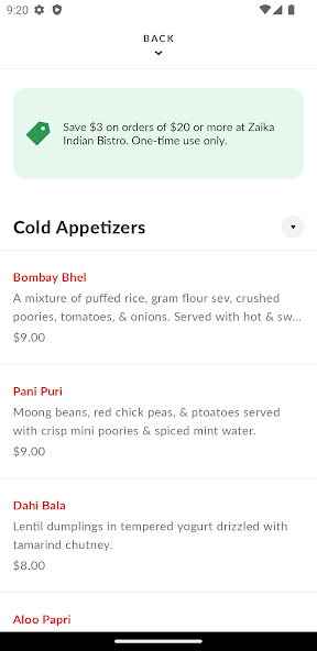 Zaika Indian Bistro To Go