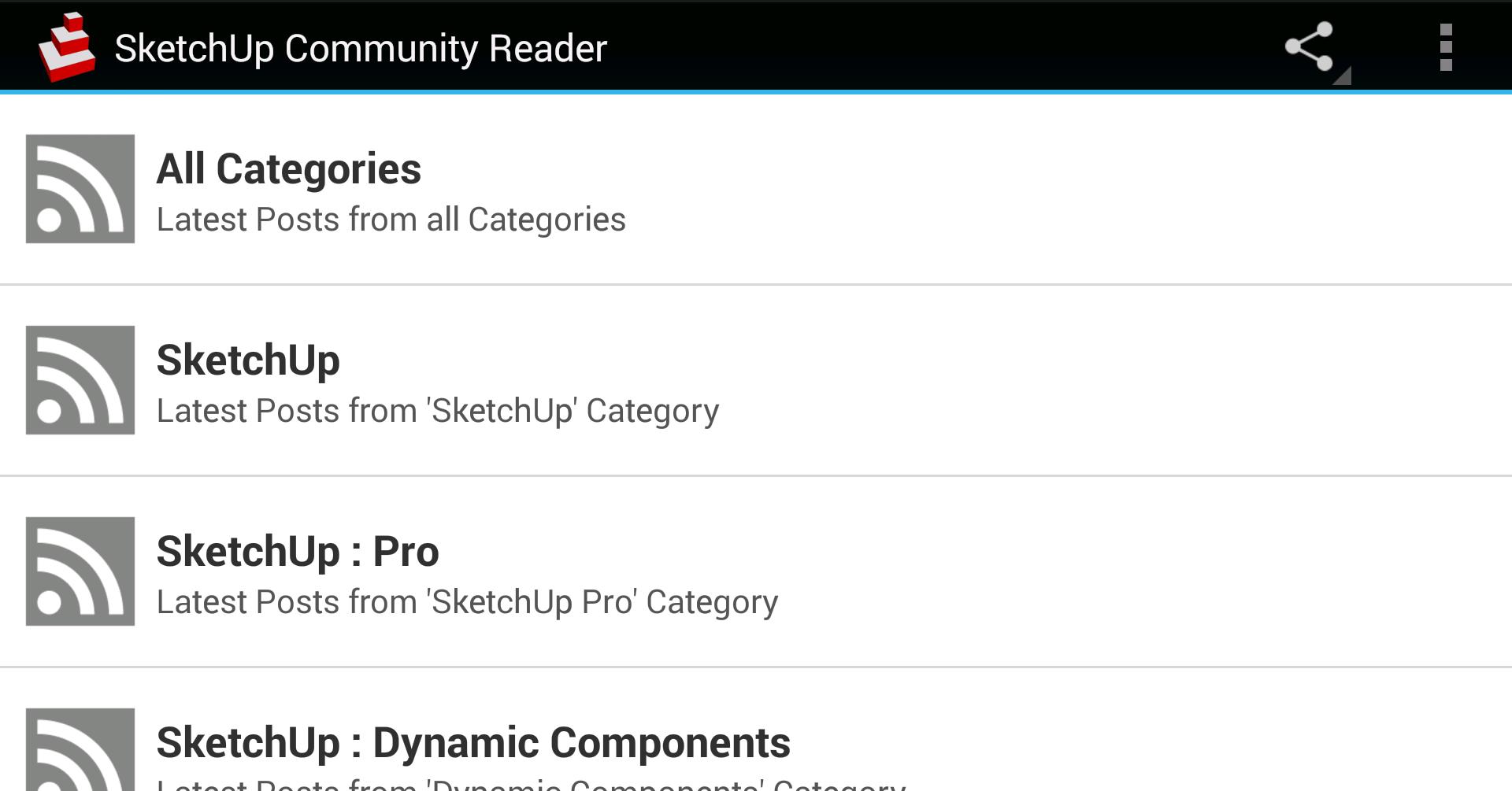 SketchUp Community Reader