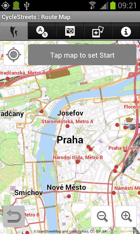 CycleStreets Prague Map Pack