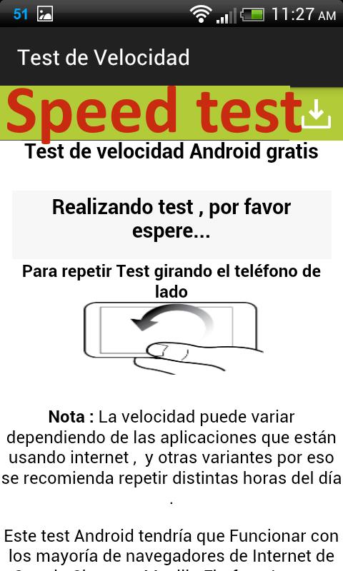 Test de Velocidad