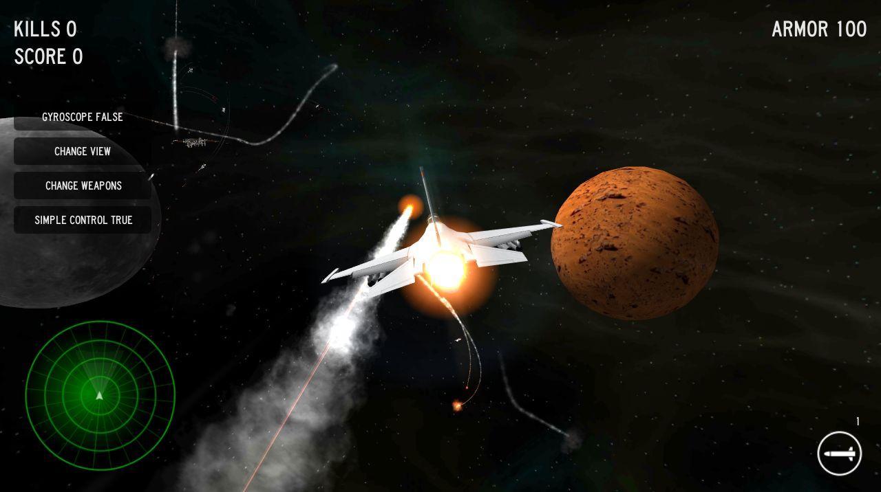 F16 Fighter 3D Space War