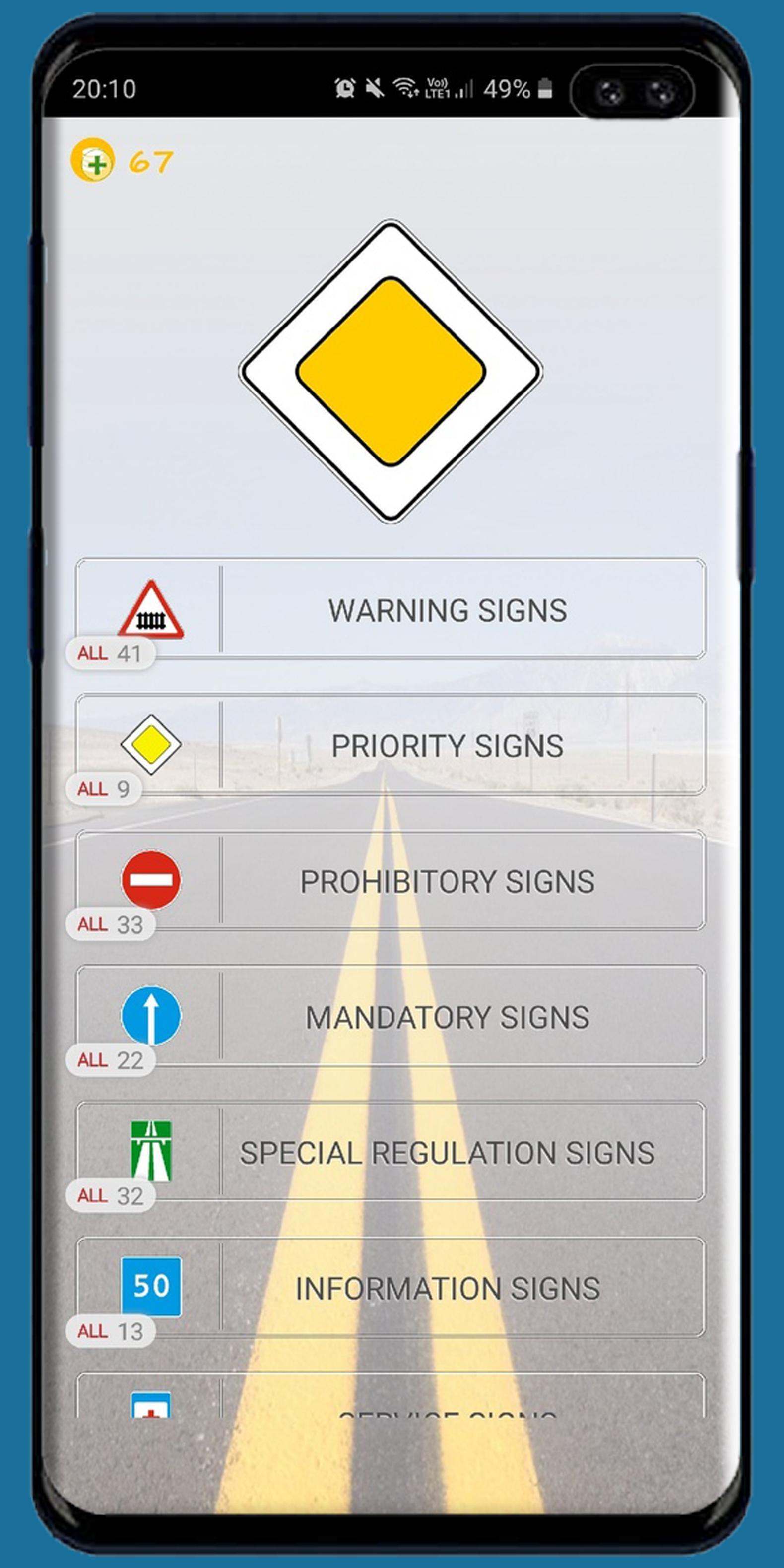 Road Traffic Signs Quiz