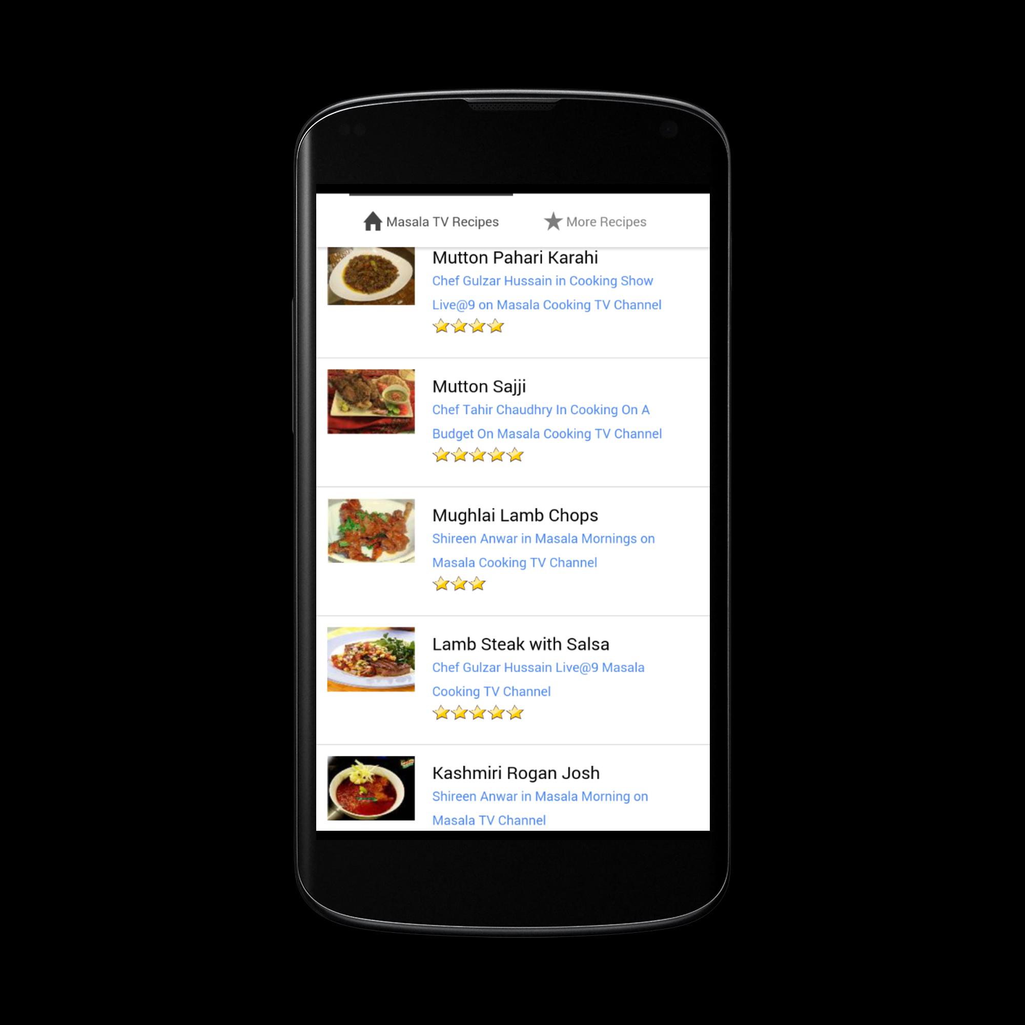 Masala TV Recipes in English