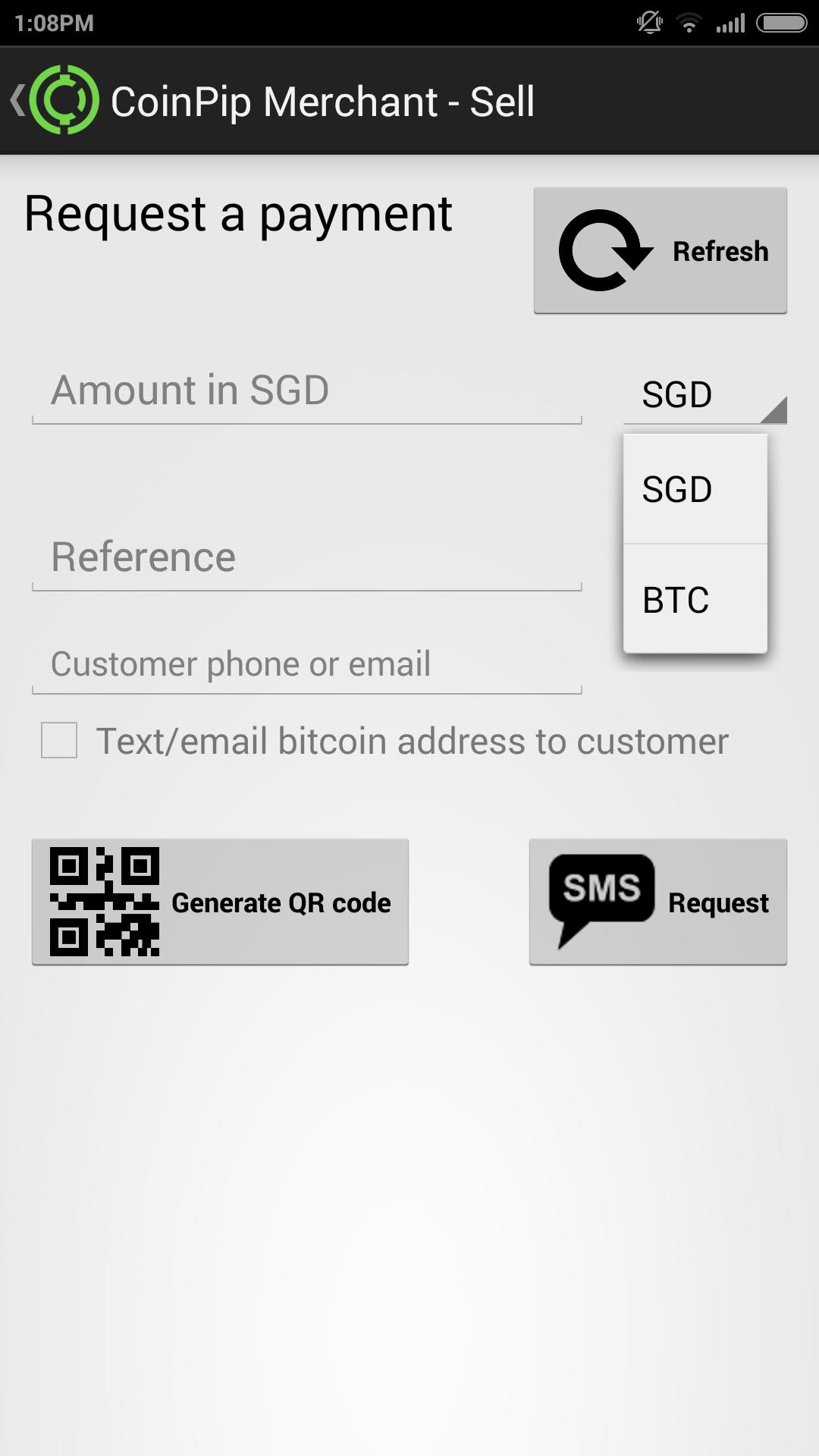 CoinPip Merchant (for bitcoin)