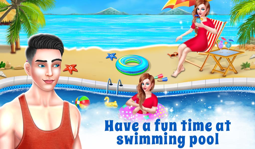 Princess Swimming Pool Party