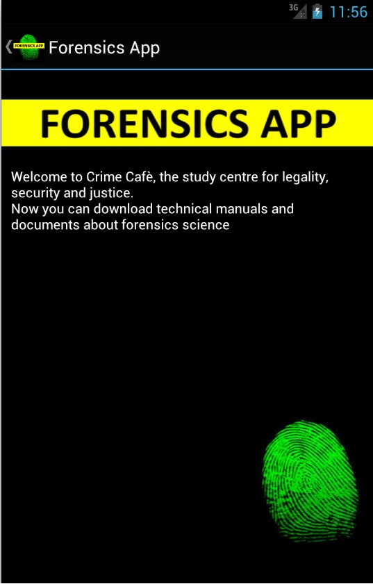 Forensics App