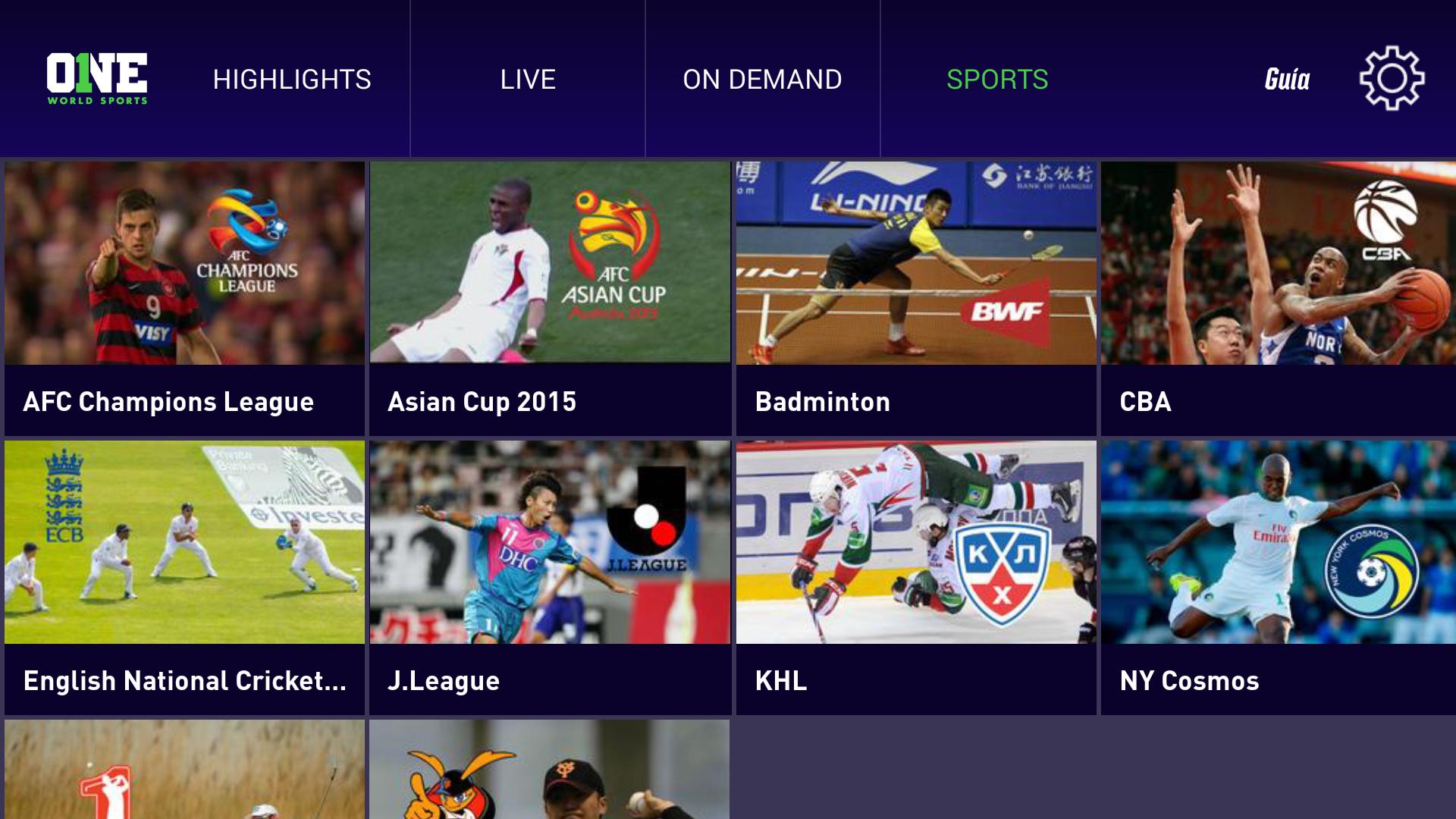 Watch ONE World Sports