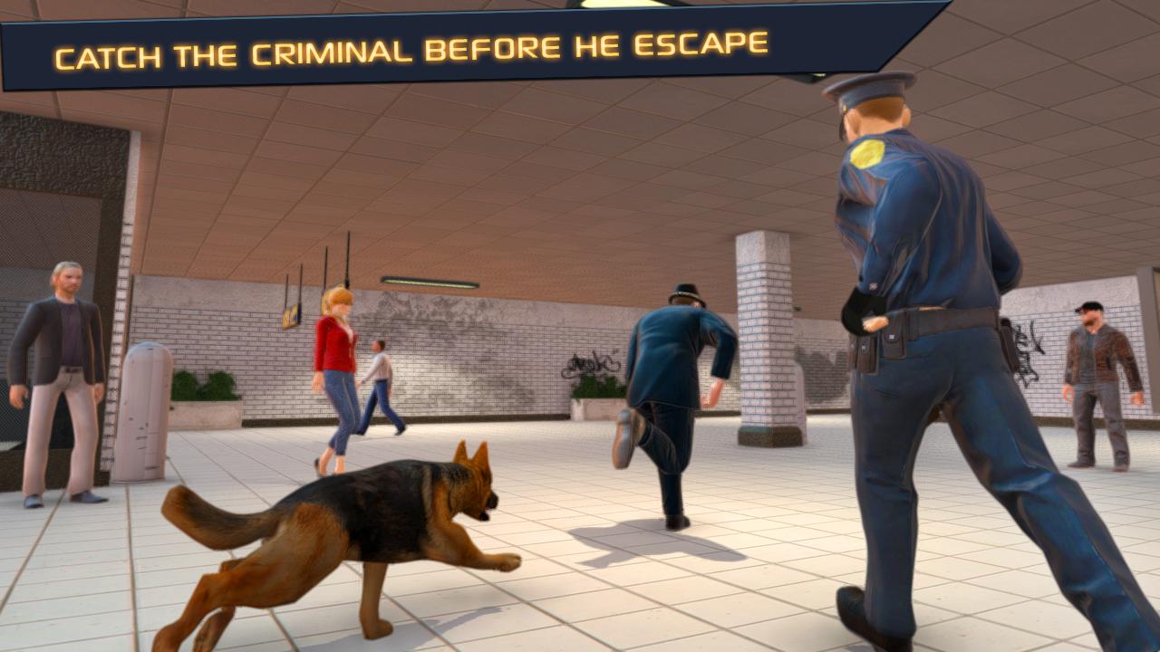 Police Dog : City Subway Crime