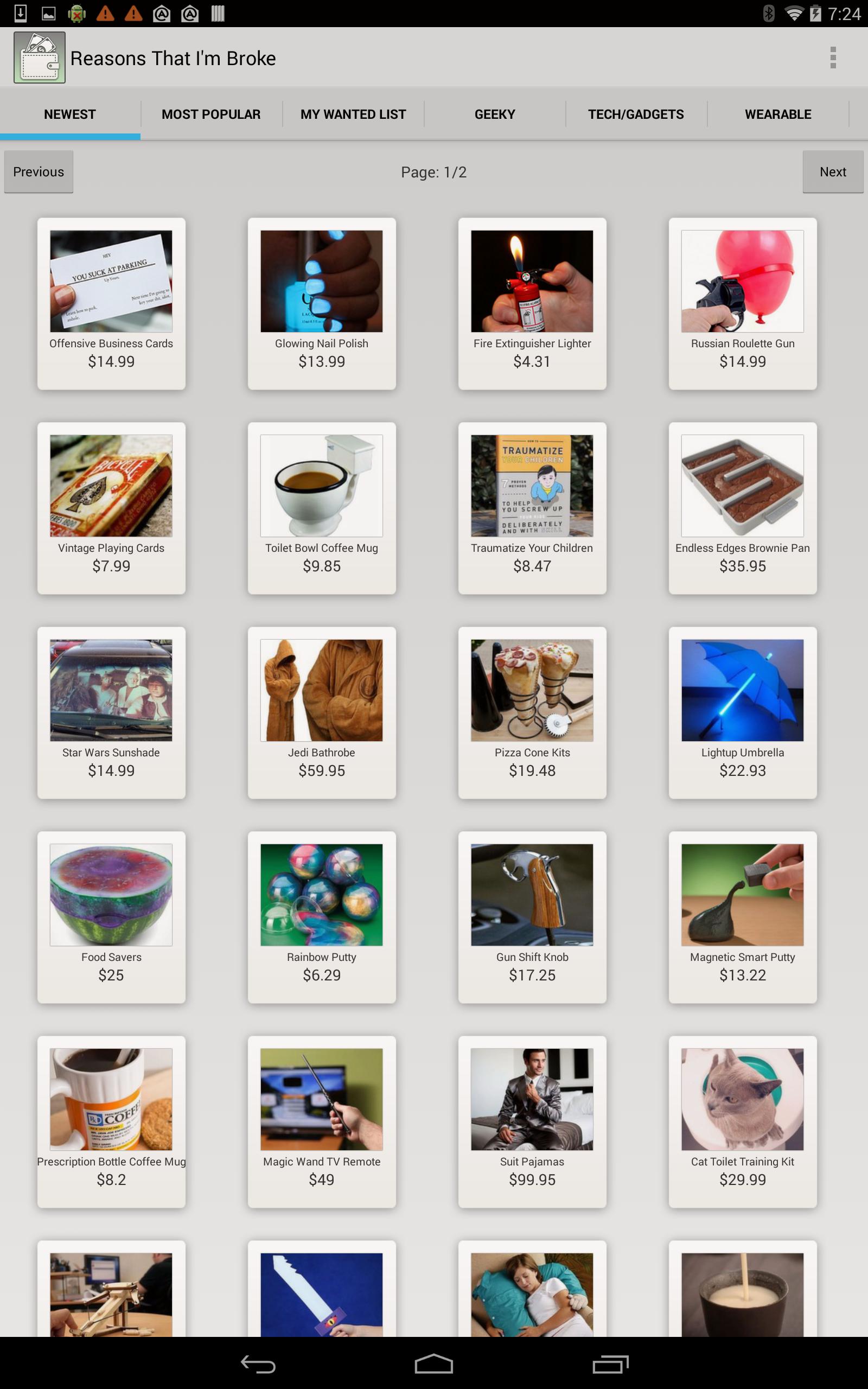 Reasons That I'm Broke