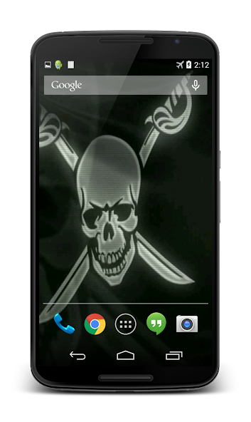 The Pirate Flag Live Wallpaper