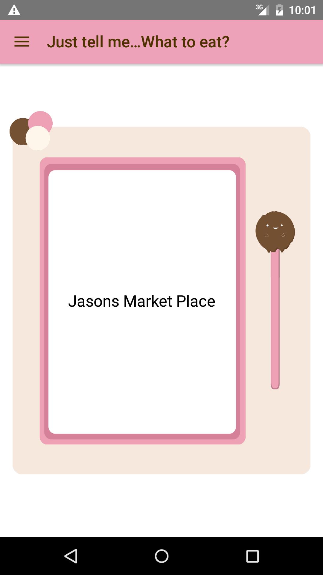 Where food to eat?(Food slot)