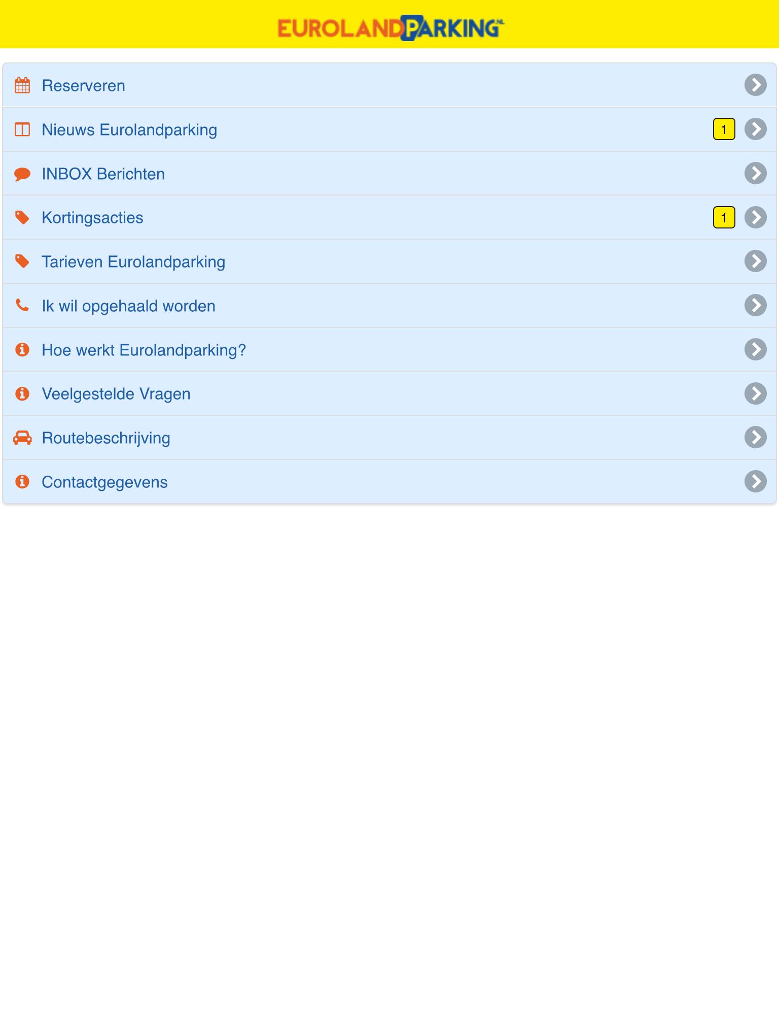 Euroland Parking Schiphol