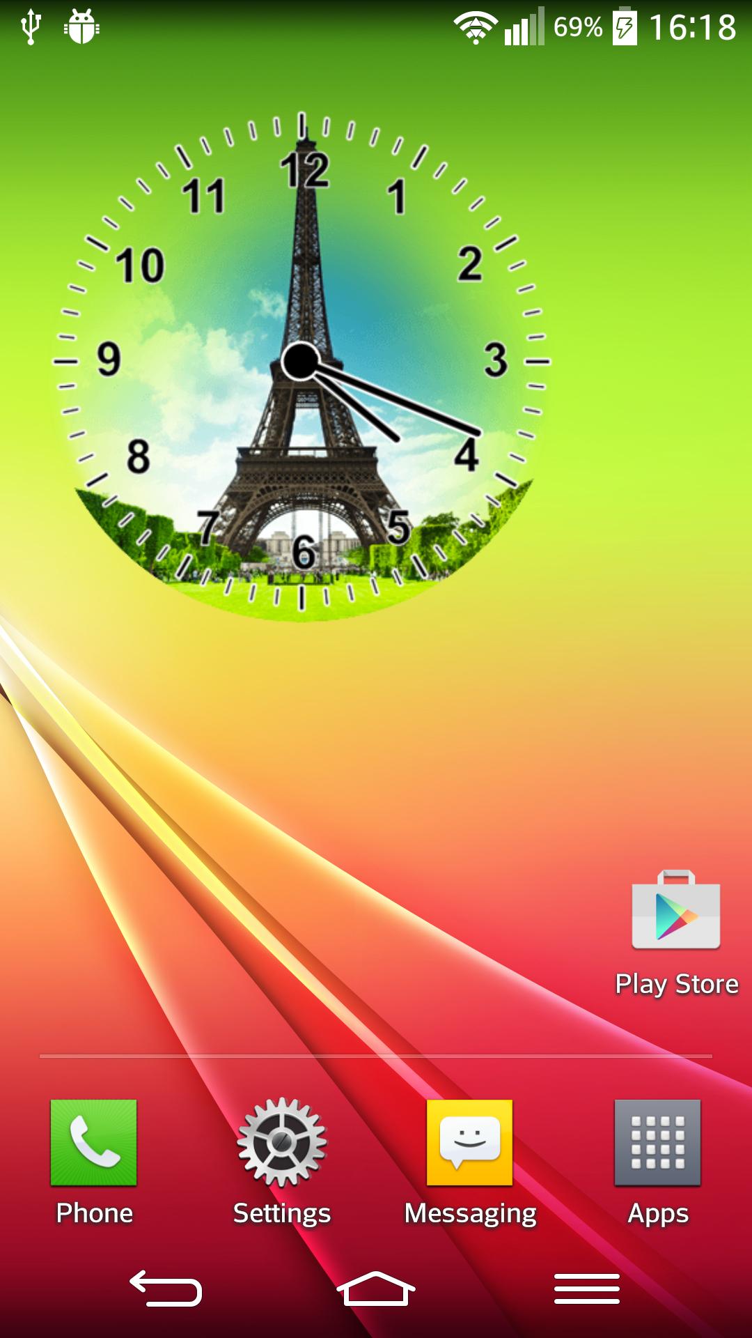 Paris Clock Widget