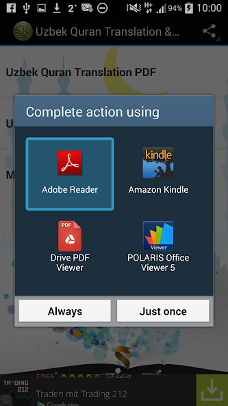 Uzbek Quran Translation & MP3