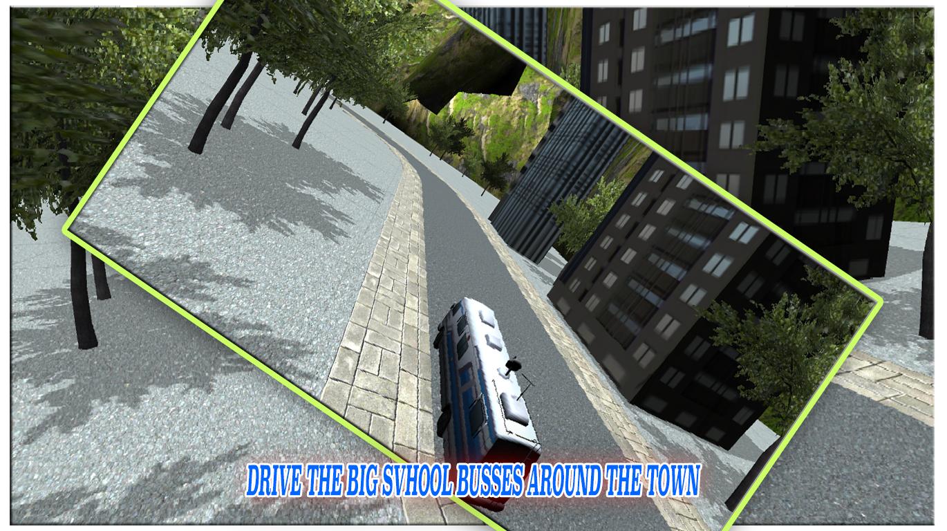 Offroad School Bus hill climb