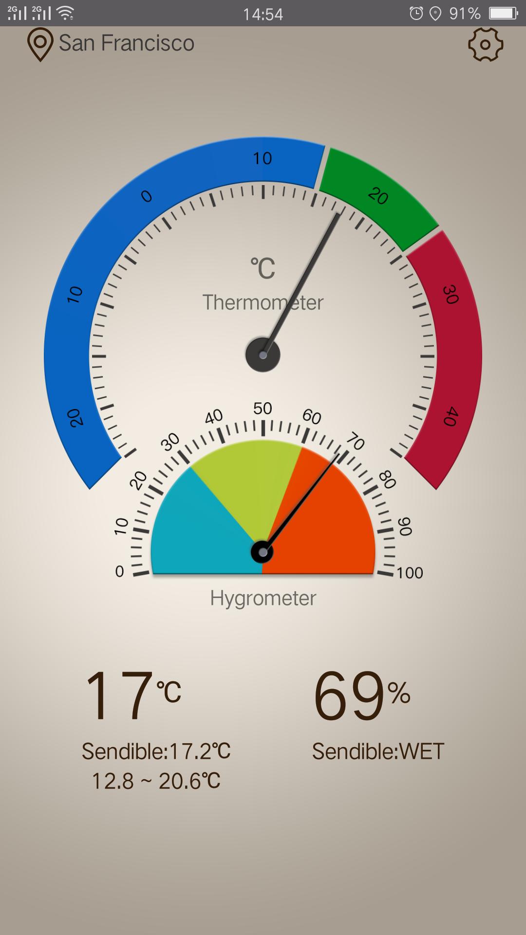 Thermometer&Hygrometer(Dialplate)