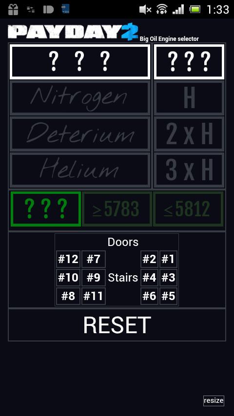 BigOil Engine Selector