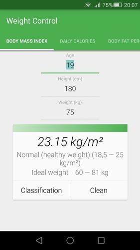Body mass index Calculator BMI