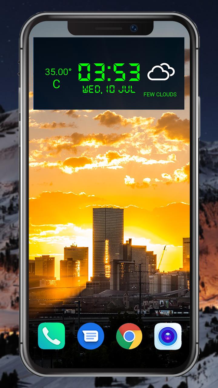 Weather Clock Widget & Day Night wallpaper