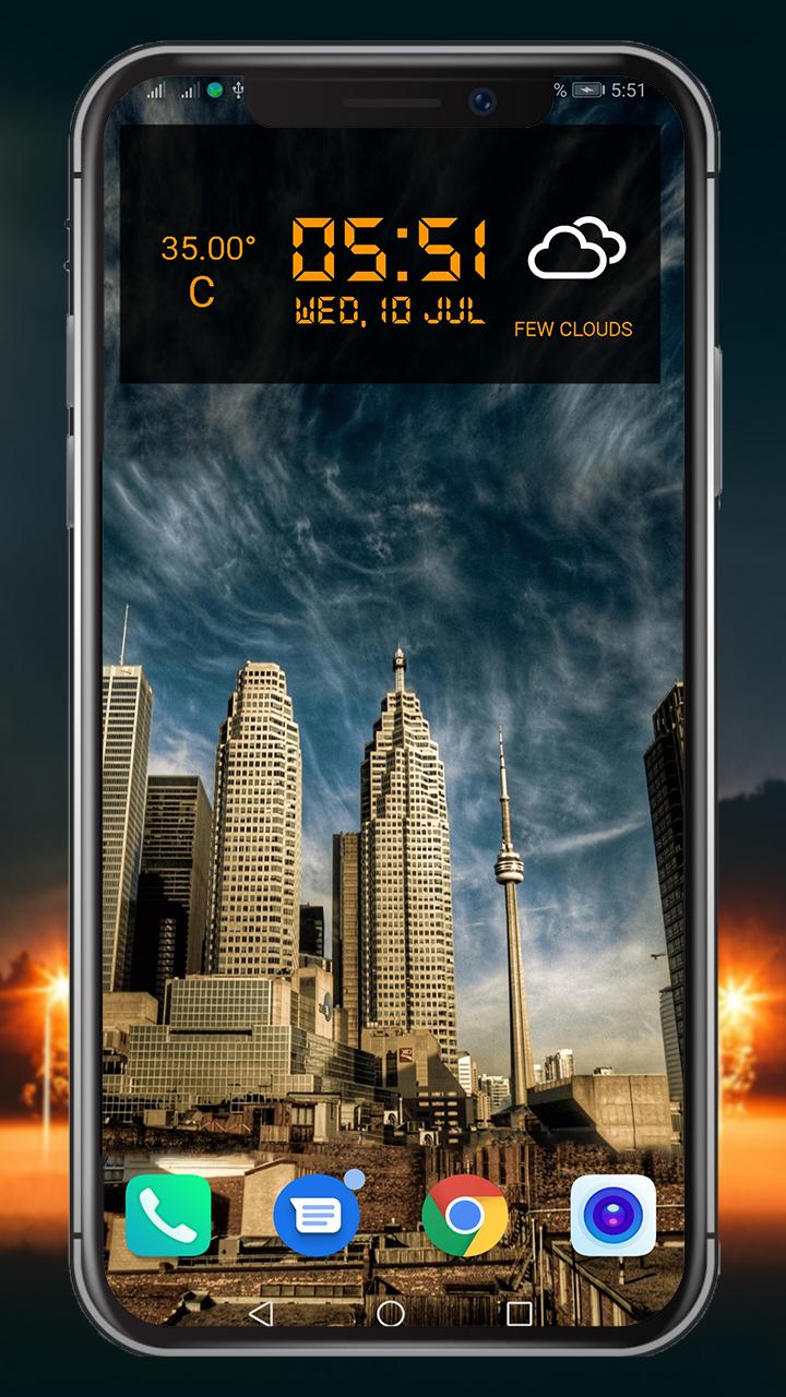 Weather Clock Widget & Day Night wallpaper