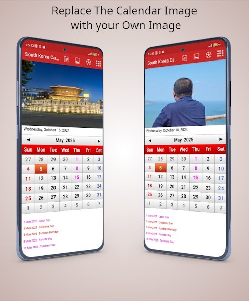 South Korean Calendar 2025