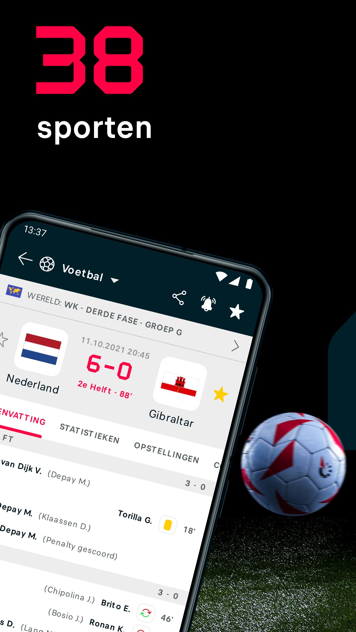 Flashscore - sportuitslagen