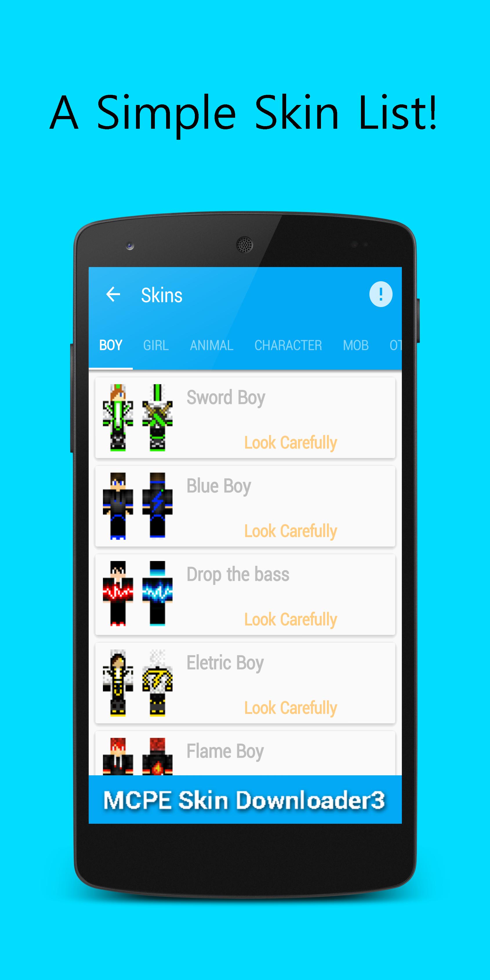 MCPE Skin Downloader3