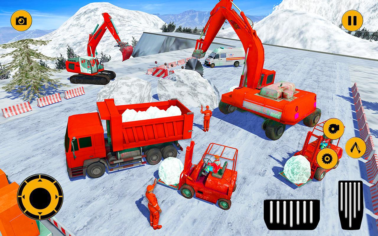 Real Snow Excavator Simulator 2019