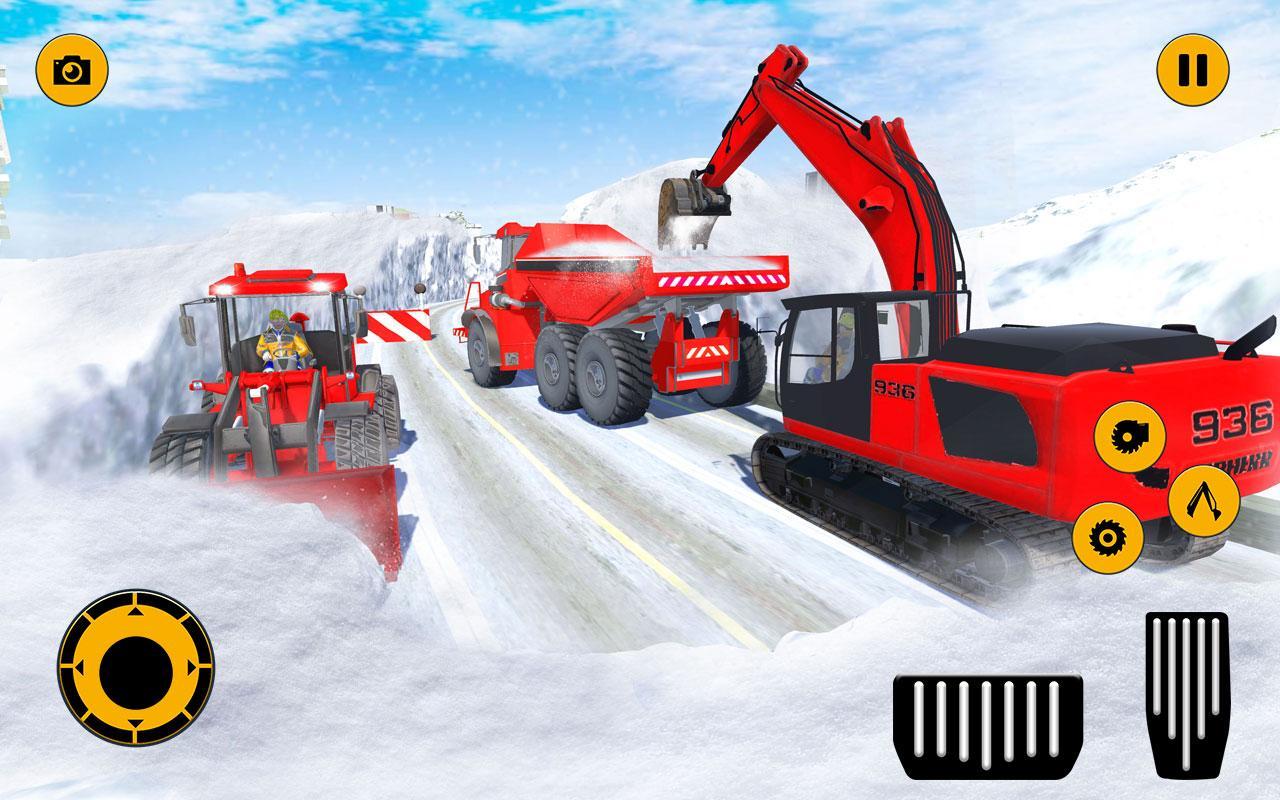 Real Snow Excavator Simulator 2019