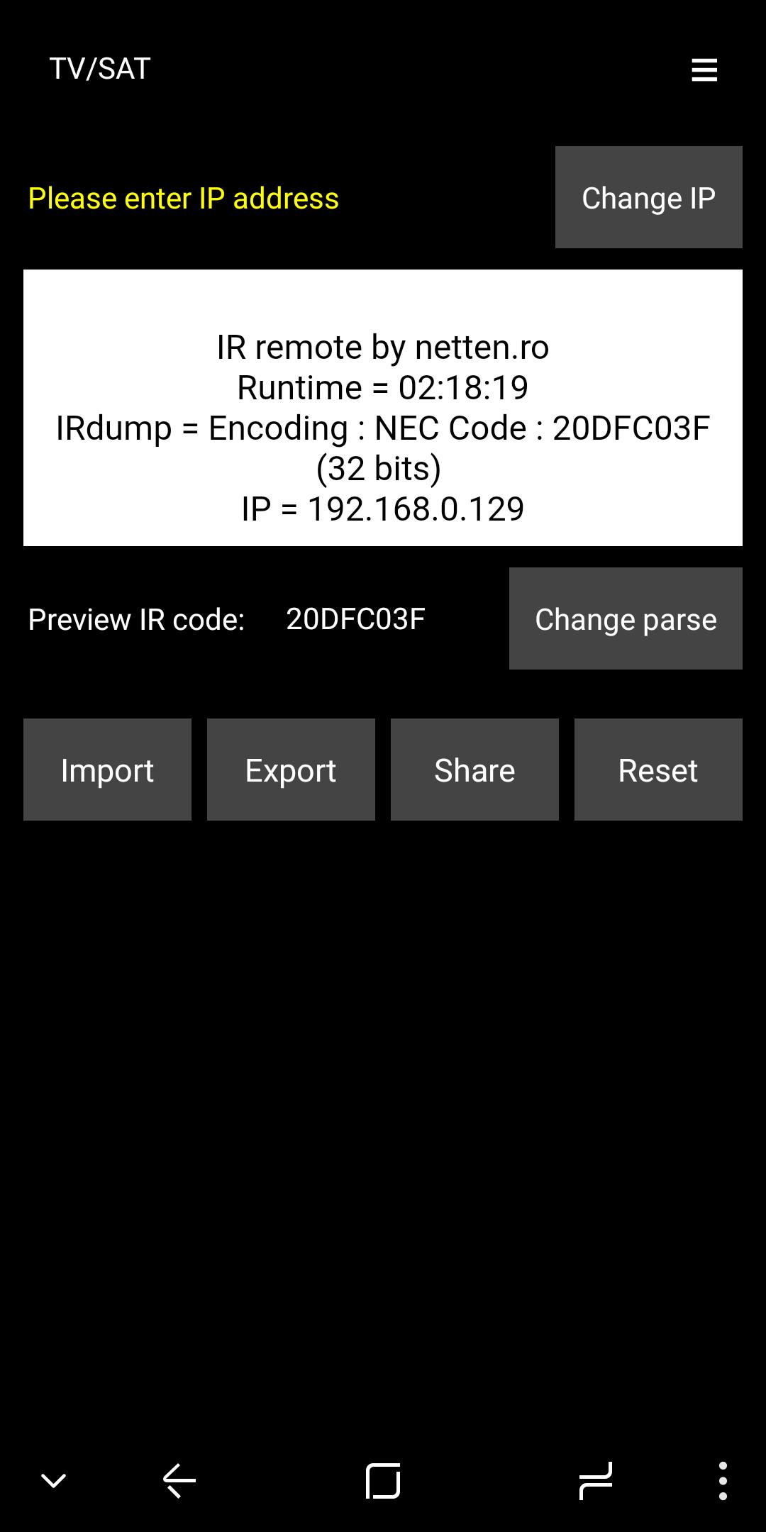 IRemote - Wifi to IR for Smart