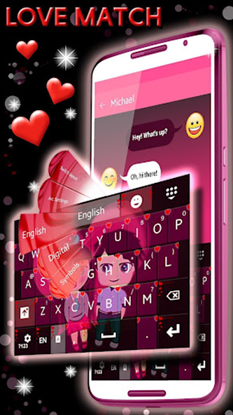 Love Keyboard Theme
